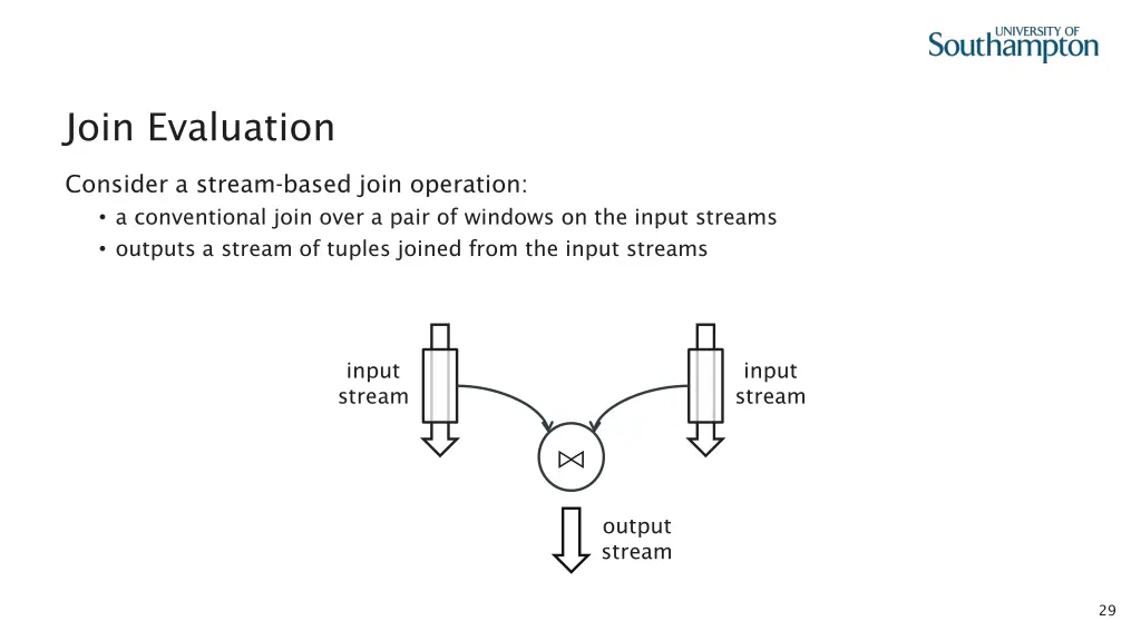 join evaluation