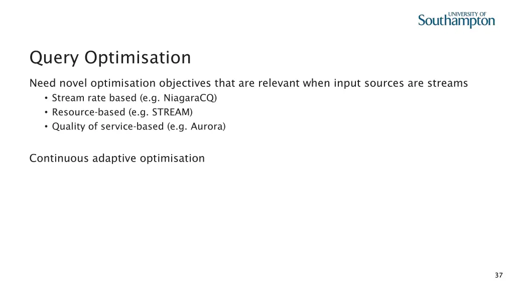 query optimisation 1