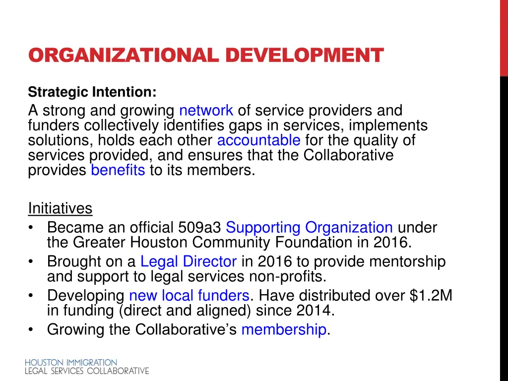 organizational development