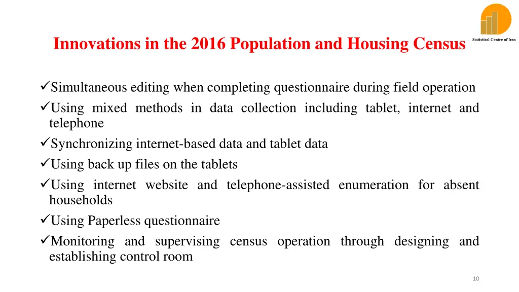 innovations in the 2016 population and housing
