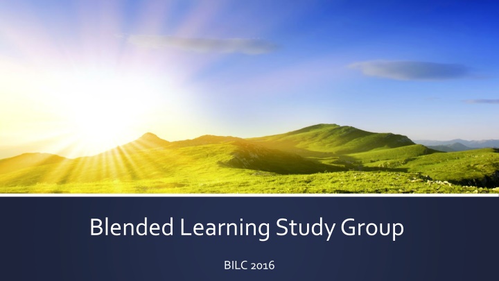 blended learning study group