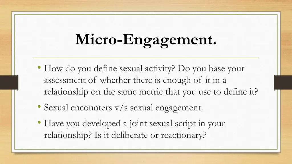 micro engagement