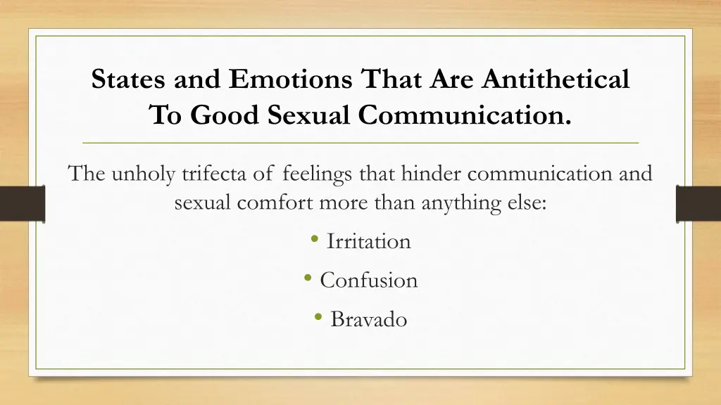 states and emotions that are antithetical to good