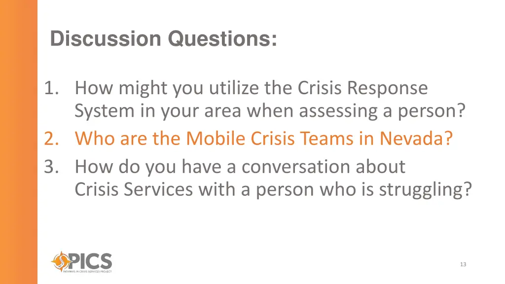 discussion questions