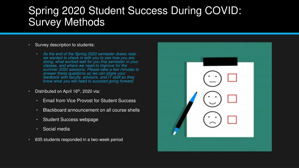 spring 2020 student success during covid survey 1