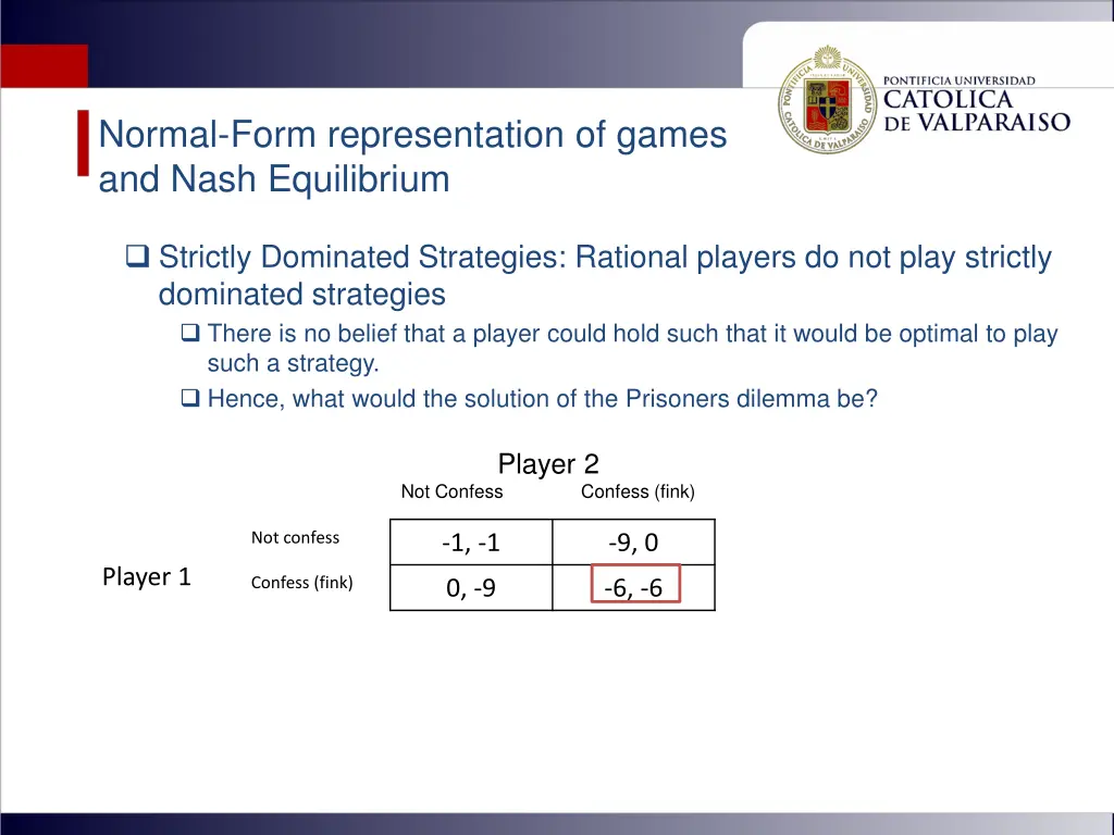 normal form representation of games and nash 2
