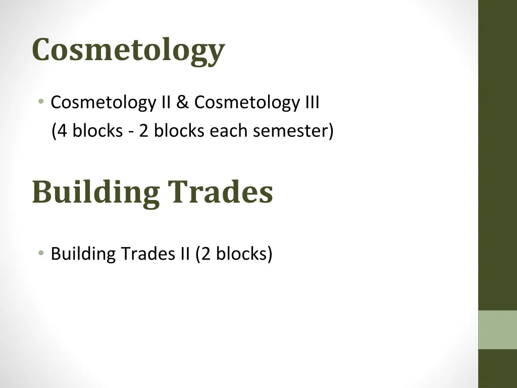 cosmetology