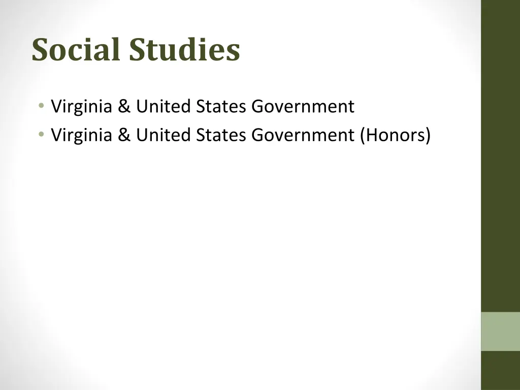 social studies