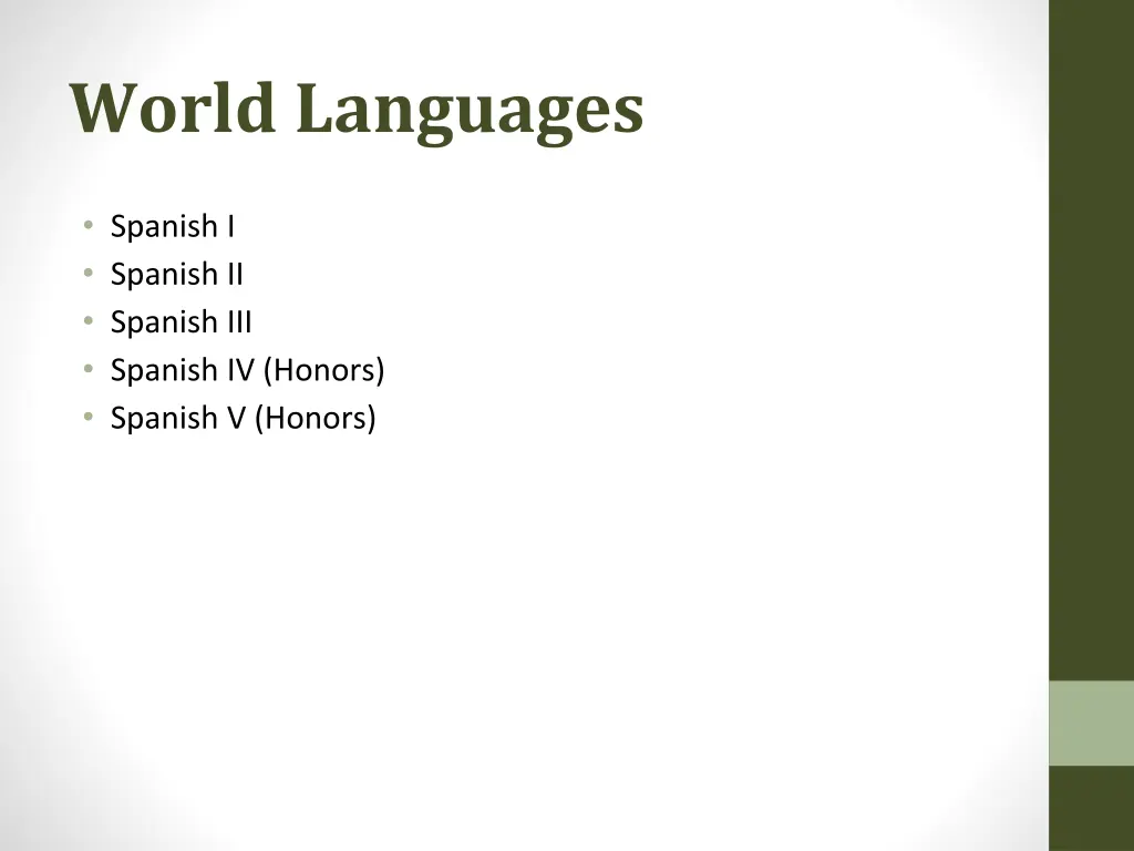 world languages