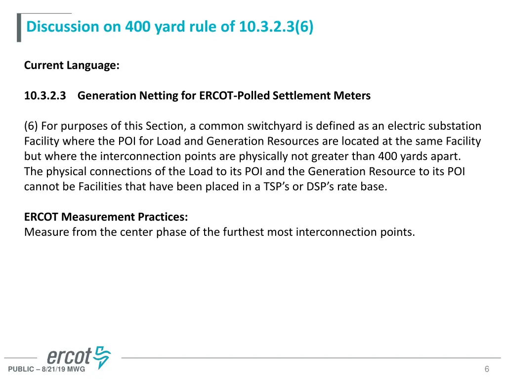 discussion on 400 yard rule of 10 3 2 3 6