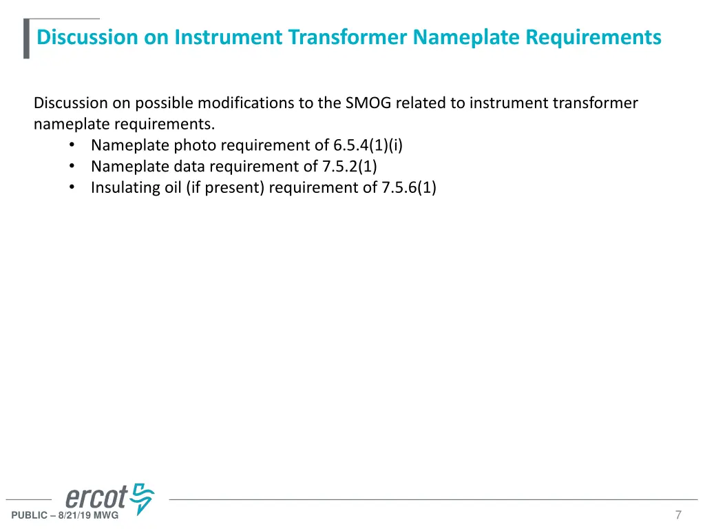 discussion on instrument transformer nameplate