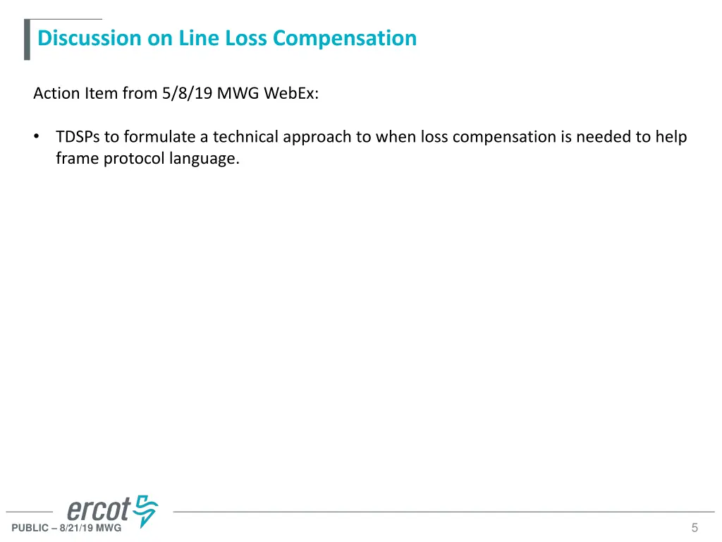 discussion on line loss compensation