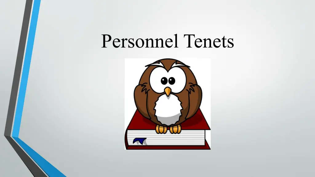 personnel tenets