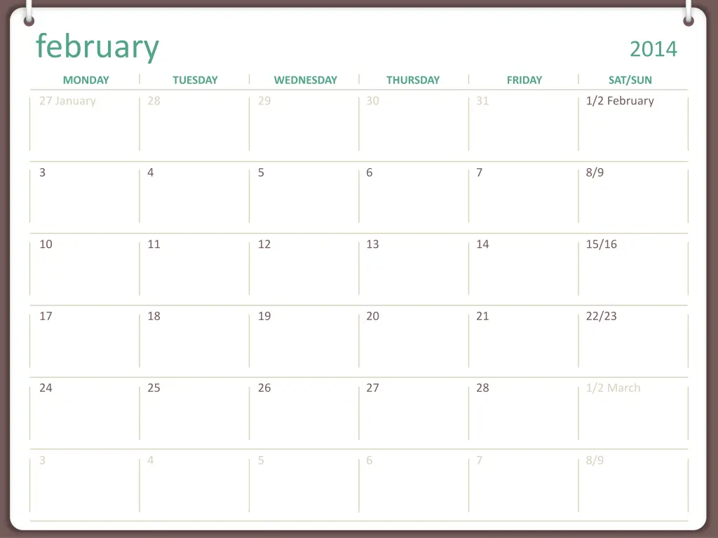 february