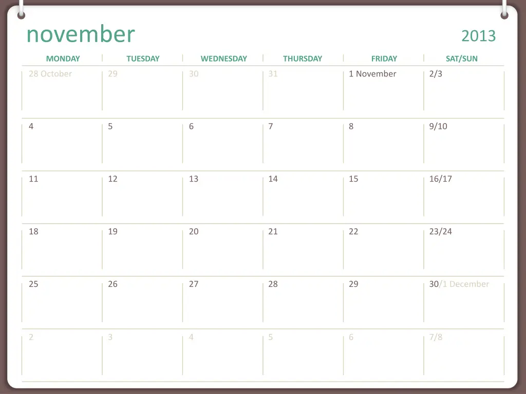 november