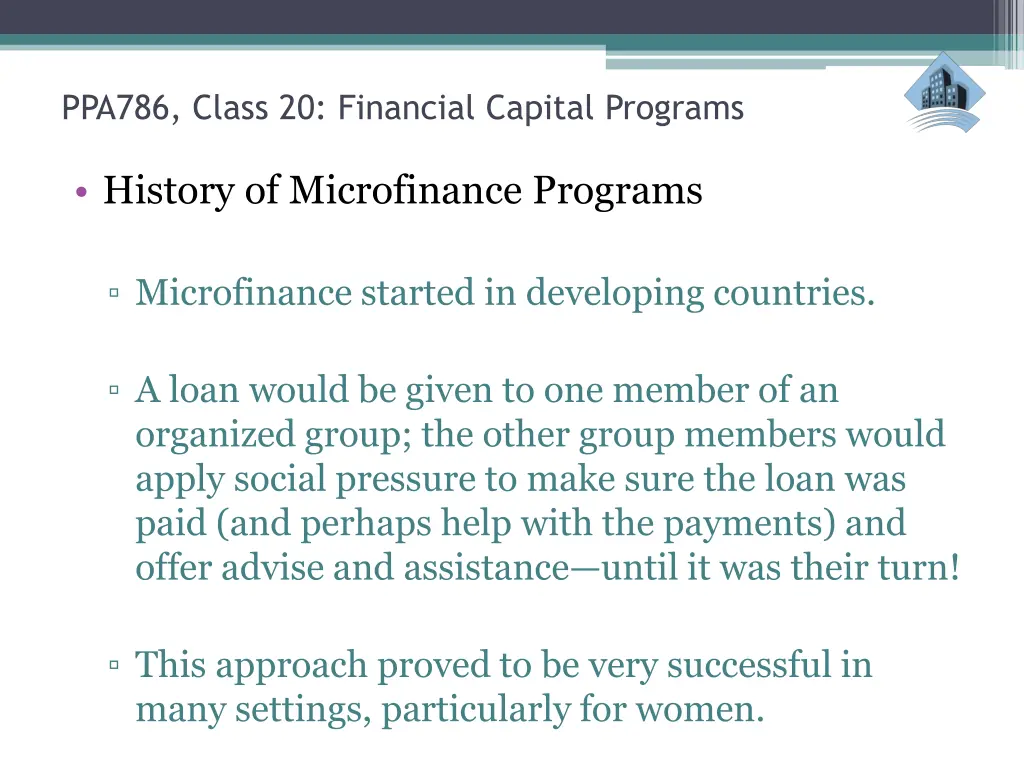 ppa786 class 20 financial capital programs 19
