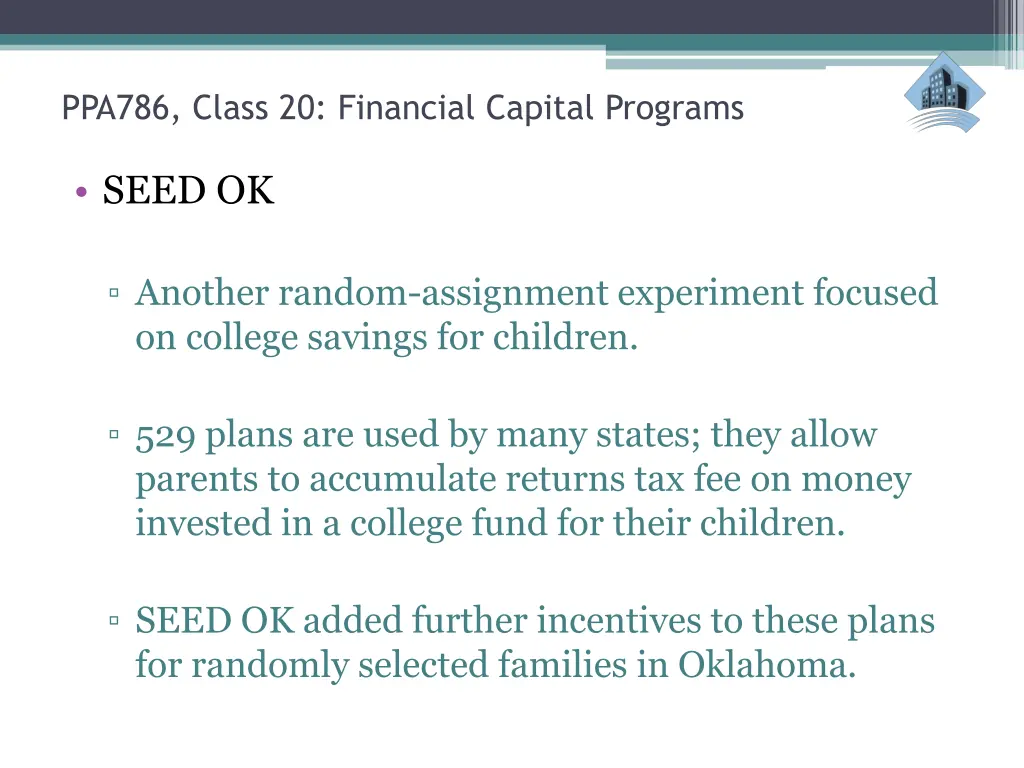 ppa786 class 20 financial capital programs 32