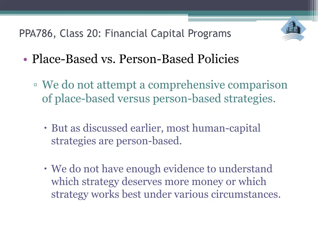 ppa786 class 20 financial capital programs 6