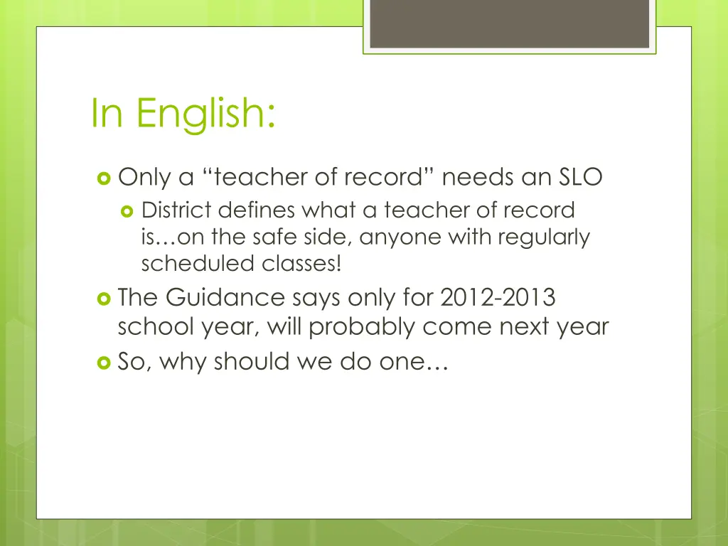 in english