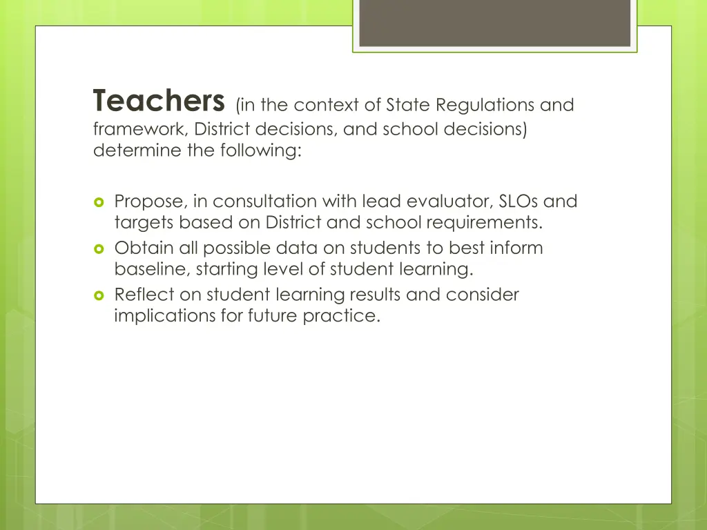 teachers in the context of state regulations