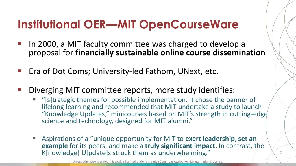 institutional oer mit opencourseware