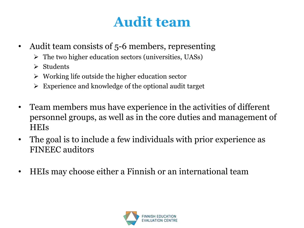 audit team