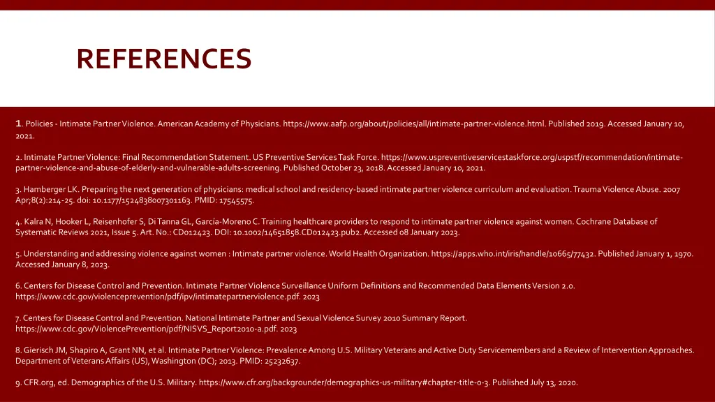 references