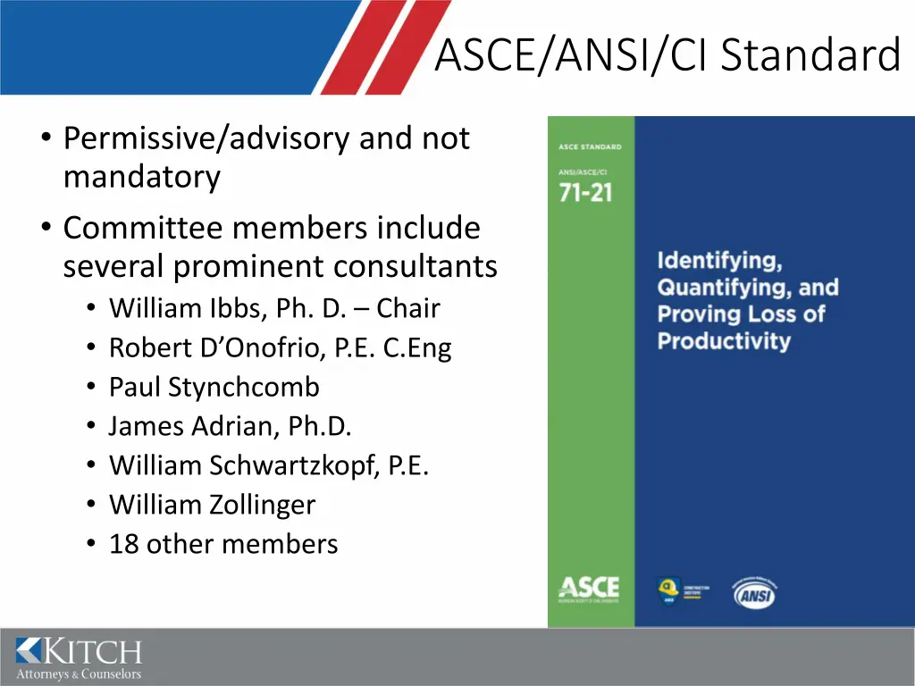 asce ansi ci standard