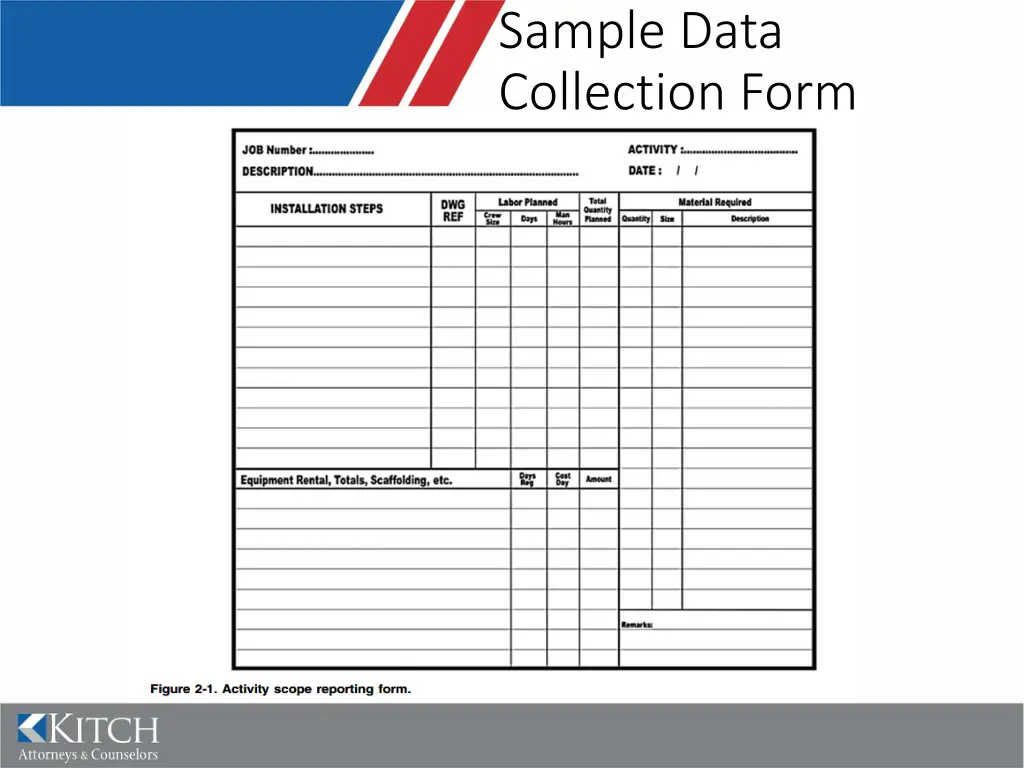 sample data collection form
