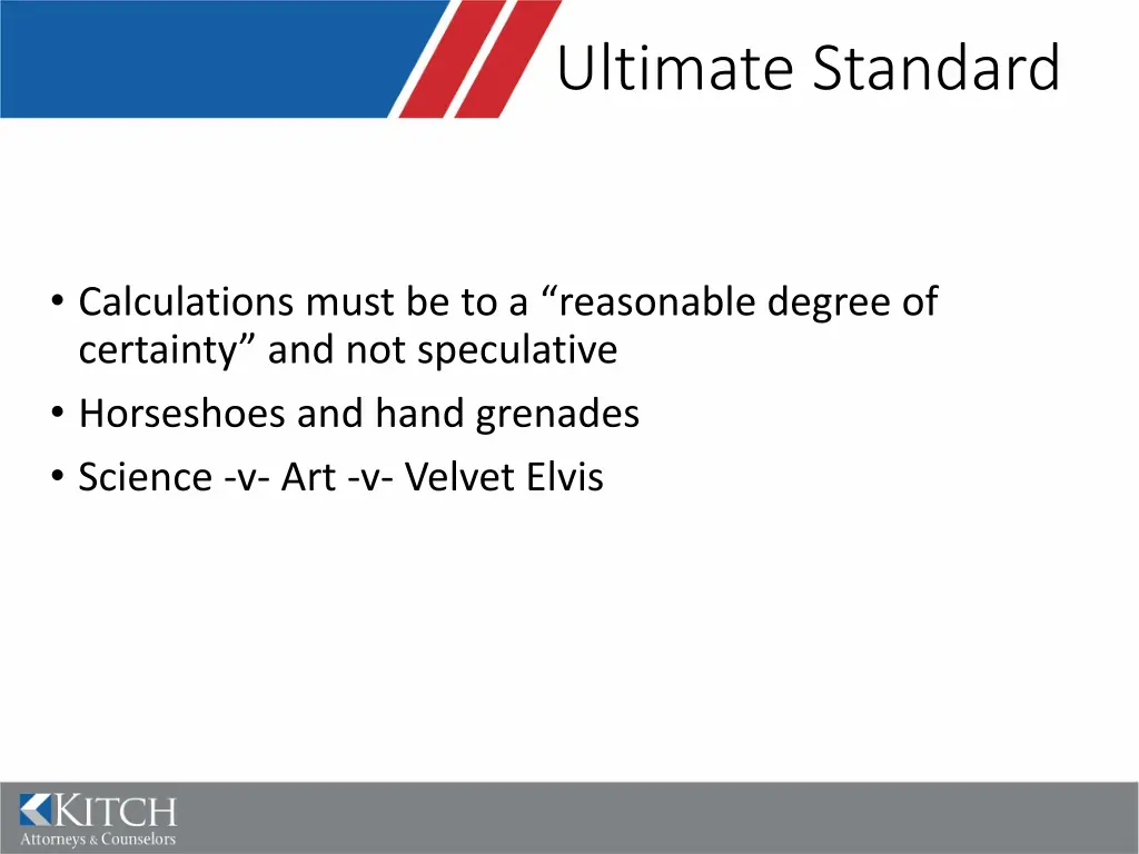 ultimate standard