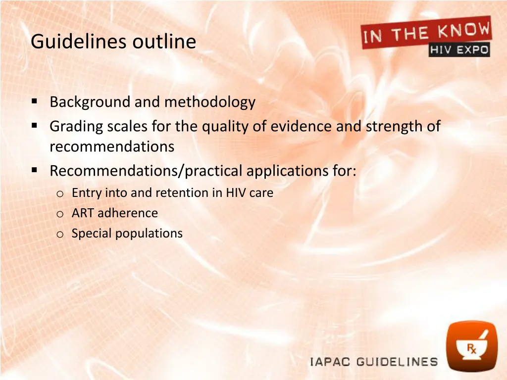 guidelines outline