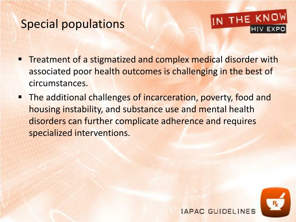 special populations