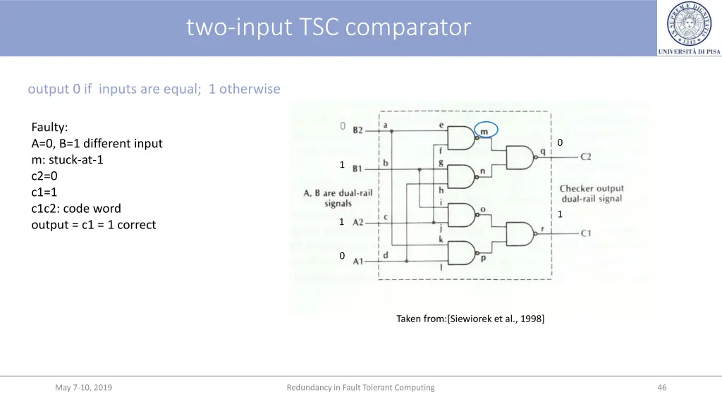 two input tsc comparator 3