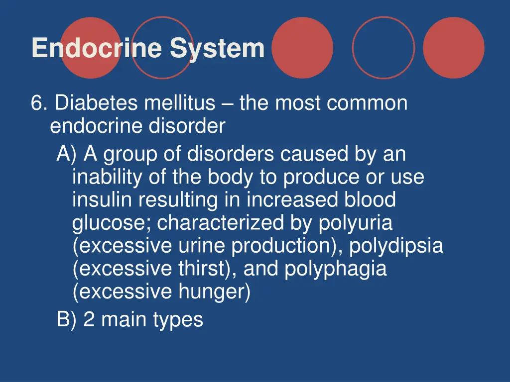 endocrine system 40
