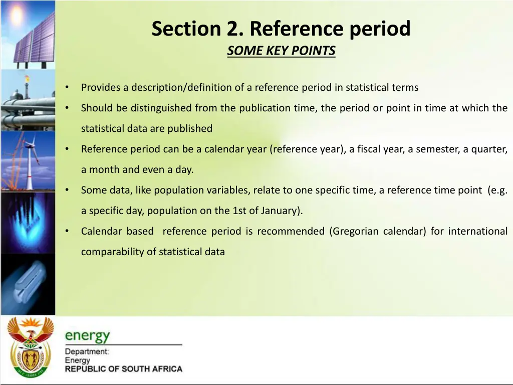 section 2 reference period some key points