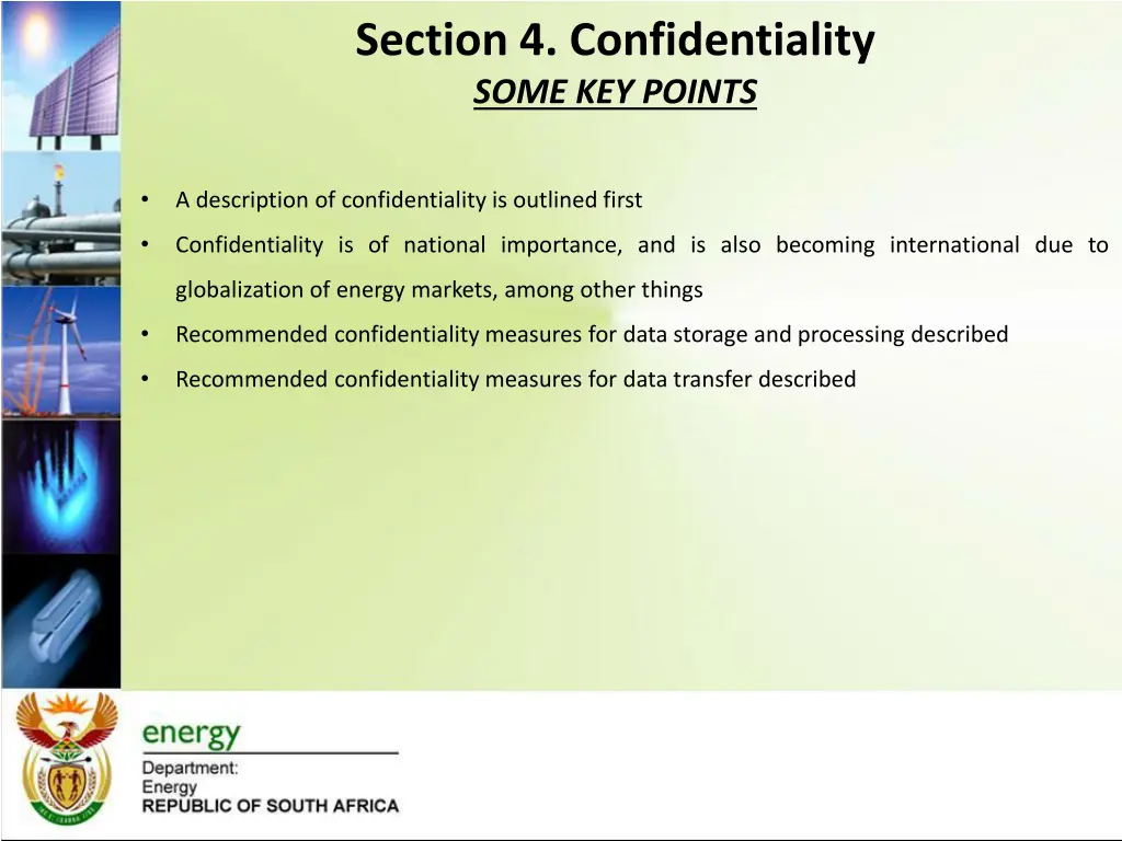 section 4 confidentiality some key points
