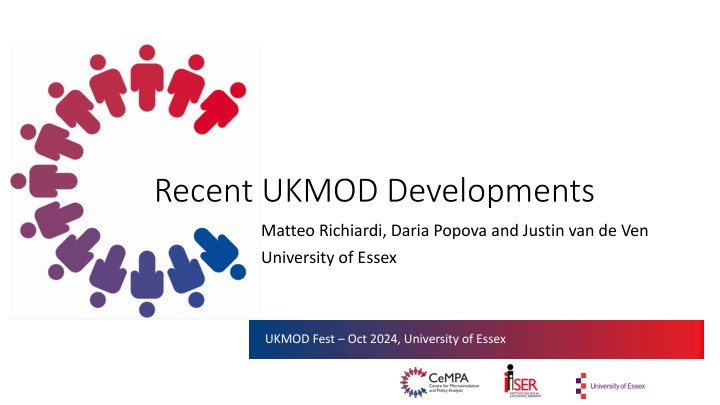 recent ukmod developments