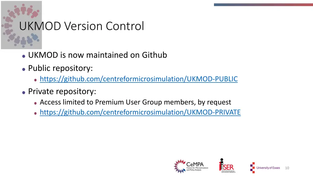 ukmod version control