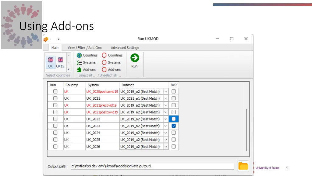 using add ons 1