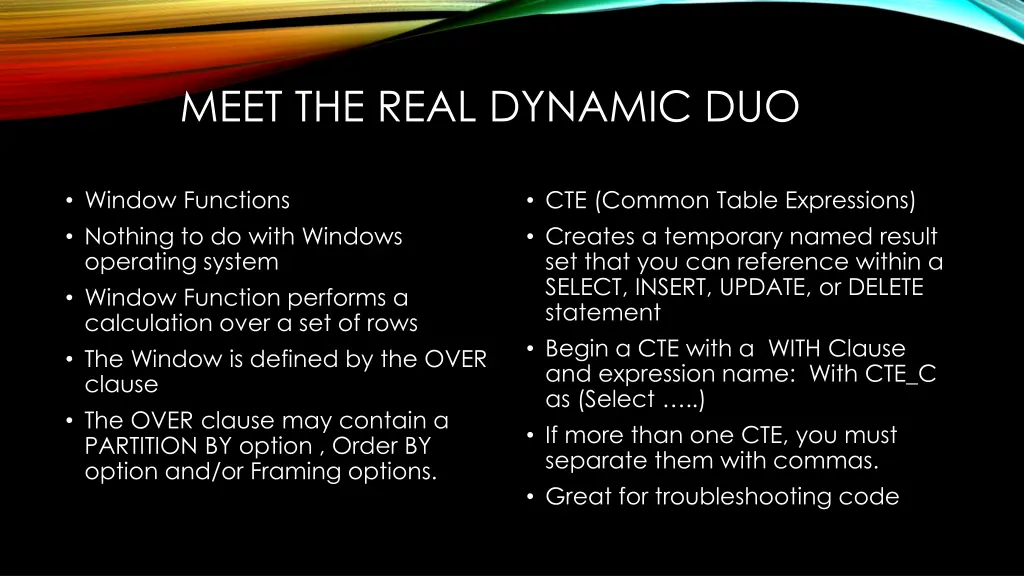 meet the real dynamic duo