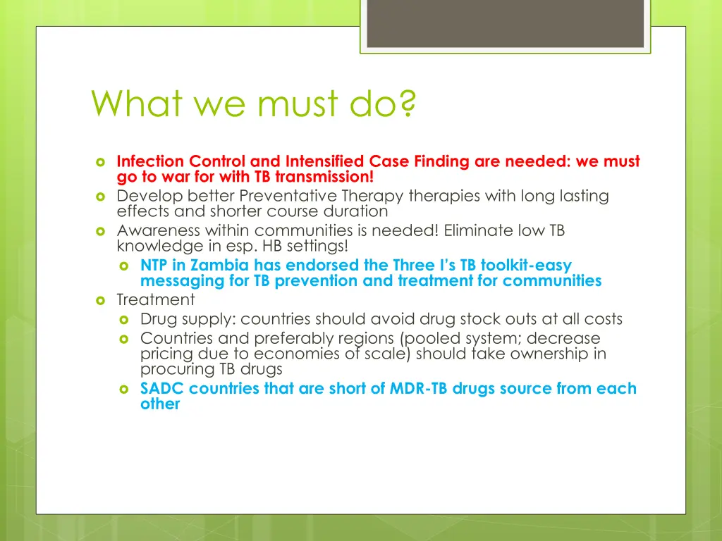 what we must do 1