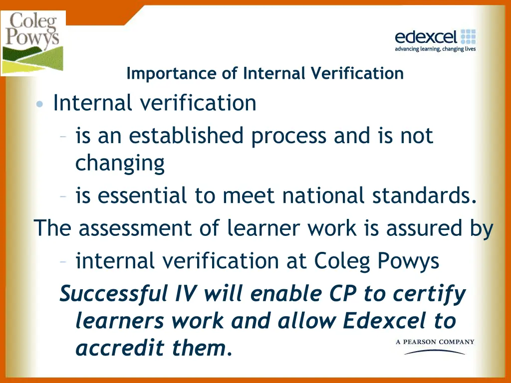 importance of internal verification internal