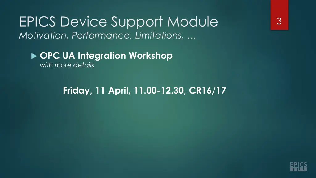 epics device support module motivation