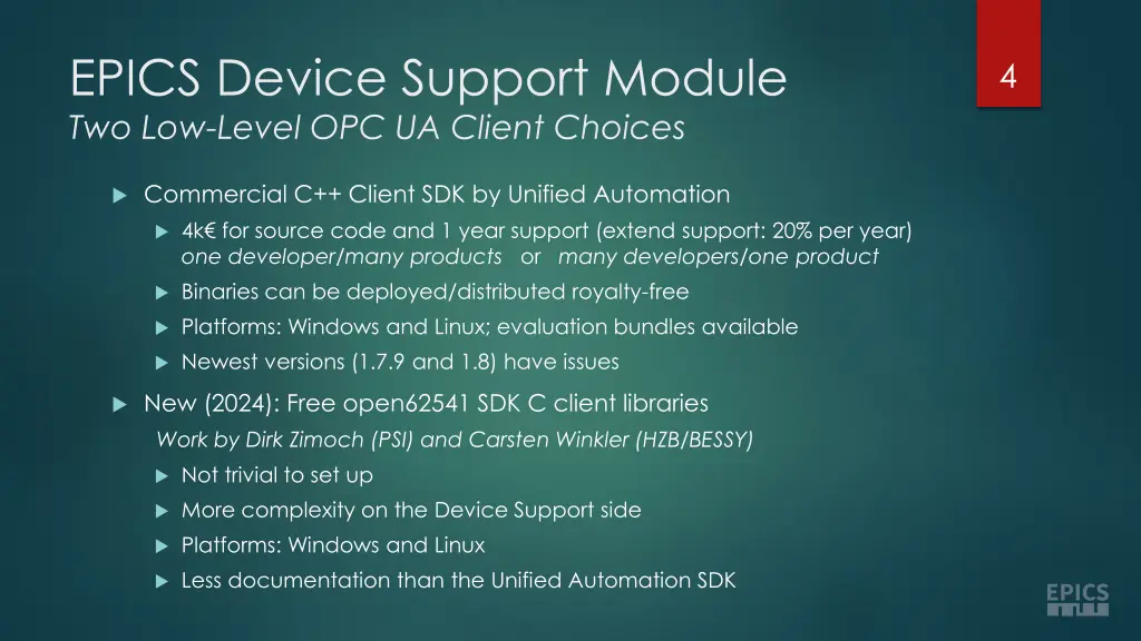 epics device support module two low level