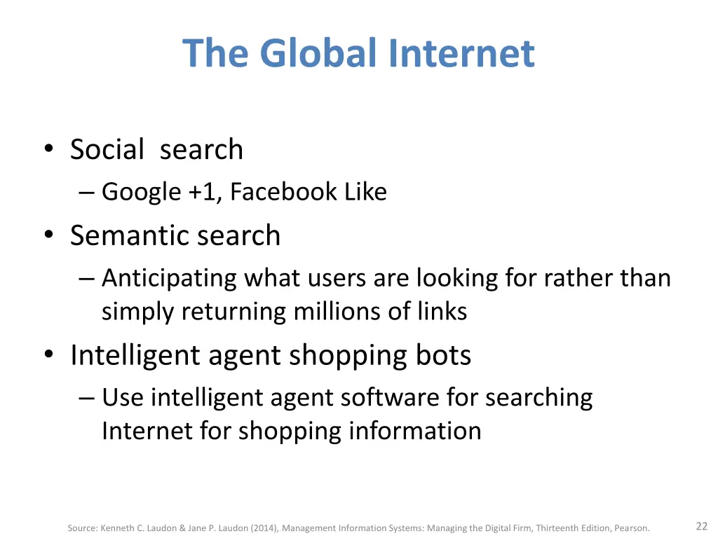 the global internet 1