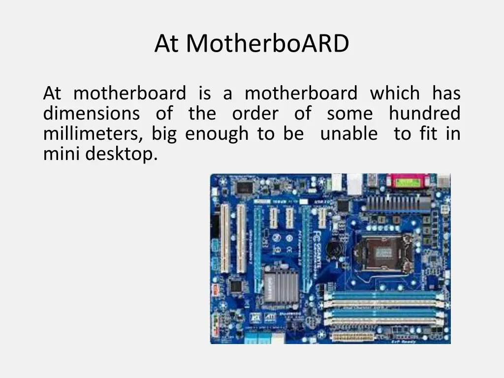 at motherboard