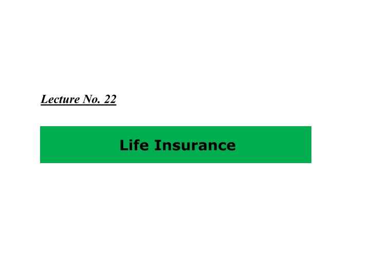lecture no 22