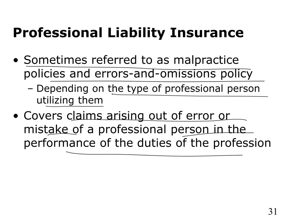 professional liability insurance