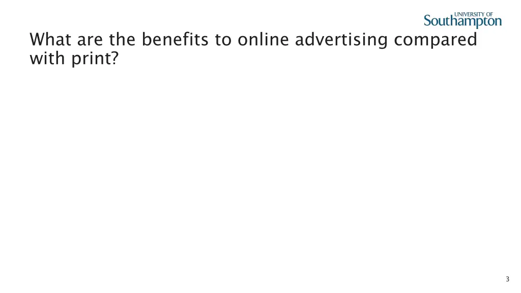 what are the benefits to online advertising