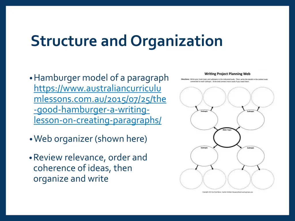 structure and organization